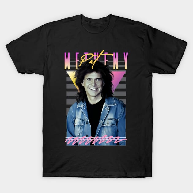 Pat Metheny Retro Style Fan Art T-Shirt by Madesu Art